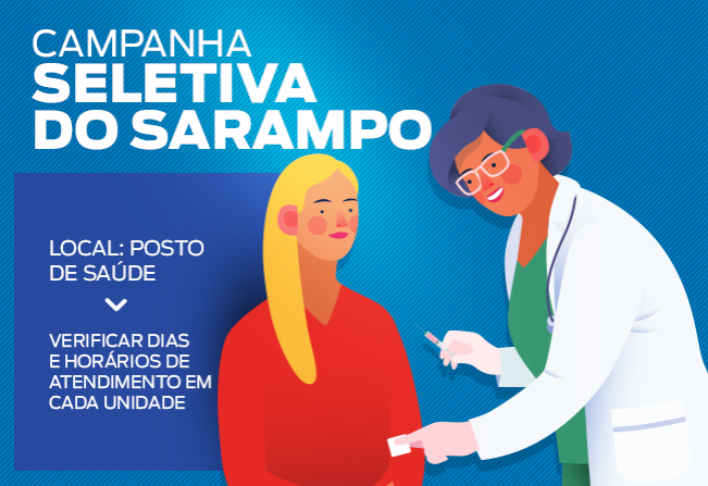 Postos de Saúde tem horários específicos para a Campanha de Vacinação contra o Sarampo