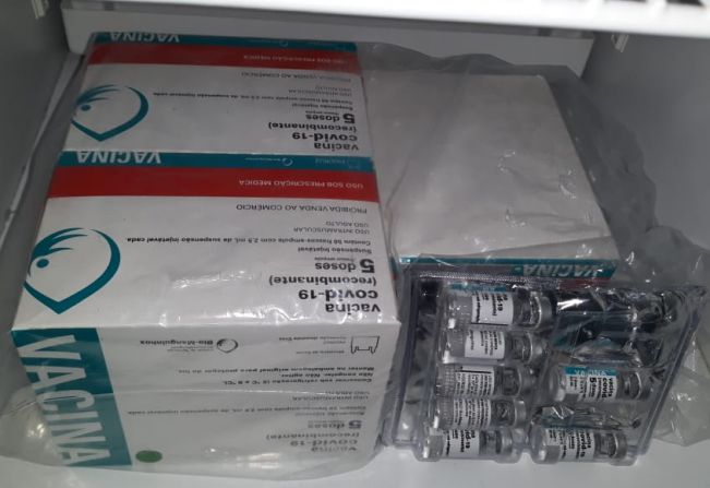 Cajati recebe mais 800 doses de vacinas contra a Covid-19
