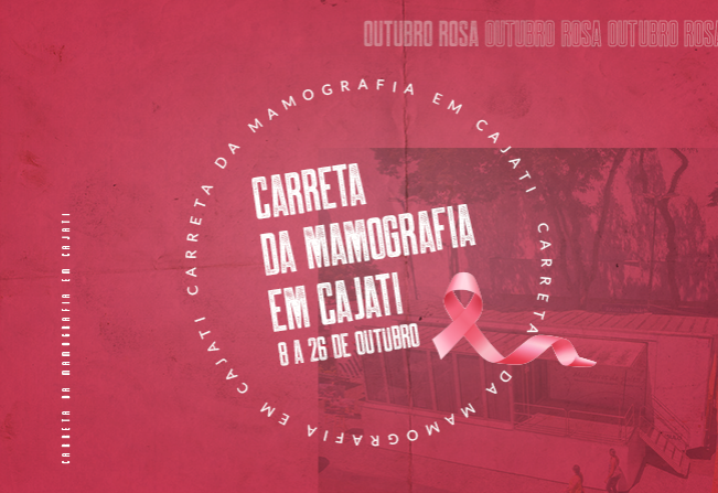 Cajati recebe a carreta da mamografia para o Outubro Rosa