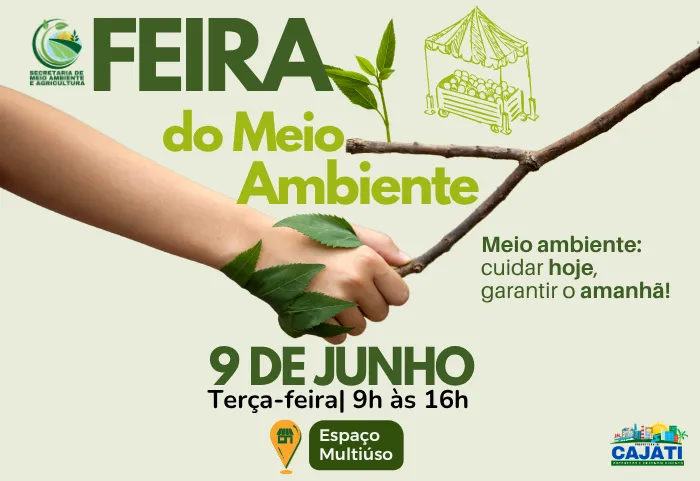 Prefeitura de Cajati promove Feira do Meio Ambiente no dia 9 de junho