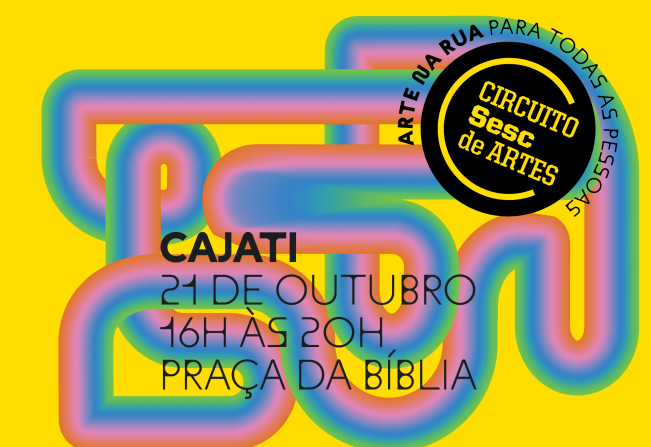 Sábado tem Circuito Sesc de Artes em Cajati