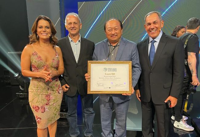 Cajati recebe Prêmio Band Cidades Excelentes 2023 pelo segundo ano consecutivo