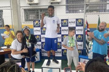 Foto - Torneio de Atletismo entres as APAES do Vale do Ribeira foi realizado no Centro de Eventos em Cajati