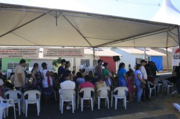 Foto - Inauguração do Empreendimento Cajati D- 65 casas e entrega de 280 títulos de Regularização Fundiária