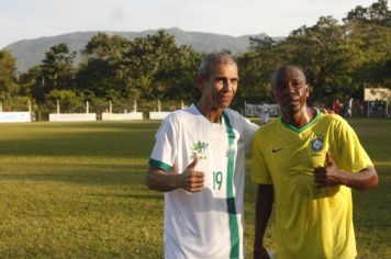 Foto - JOGO COMEMORATIVO COM EX-CRAQUES DA SELEÇÃO BRASILEIRA- CAJATI, 31 ANOS