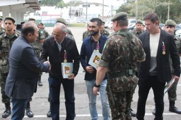 Foto - COMEMORAÇÃO DO DIA DO SOLDADO NO TIRO DE GUERRA