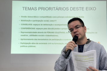 Foto - 14ª Pré-Conferências Municipais de Assistência Social “20 anos de SUAS”: Construção, Proteção e Resistência, no Centro Espirita Maria de Nazaré