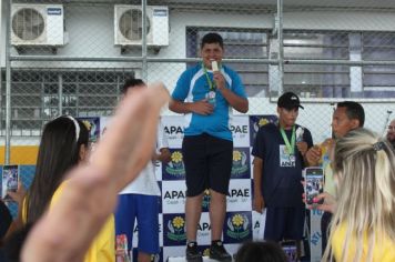 Foto - Torneio de Atletismo entres as APAES do Vale do Ribeira foi realizado no Centro de Eventos em Cajati