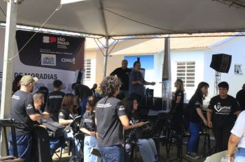 Foto - Inauguração do Empreendimento Cajati D- 65 casas e entrega de 280 títulos de Regularização Fundiária