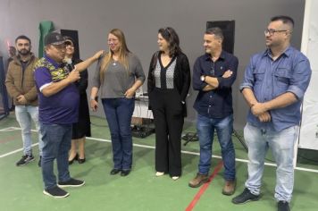 Foto - INAUGURAÇÃO DA QUADRA POLIESPORTIVA CAPITÃO BRÁS