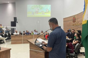 Foto - Solenidade de Posse dos Conselheiros Titulares gestão 2024 a 2028, na Câmara Municipal de Cajati