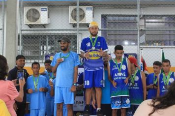 Foto - Torneio de Atletismo entres as APAES do Vale do Ribeira foi realizado no Centro de Eventos em Cajati