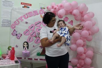 Foto - Campanha Outubro Rosa nas Unidades de Saúde no Município