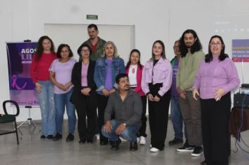 Foto - AGOSTO LILÁS- DIGA NÃO À VIOLÊNCIA CONTRA MULHER