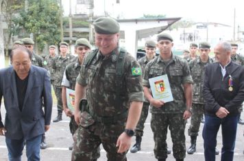 Foto - COMEMORAÇÃO DO DIA DO SOLDADO NO TIRO DE GUERRA