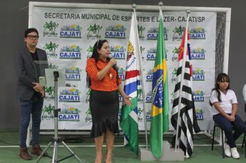 Foto - INAUGURAÇÃO DA QUADRA POLIESPORTIVA CAPITÃO BRÁS