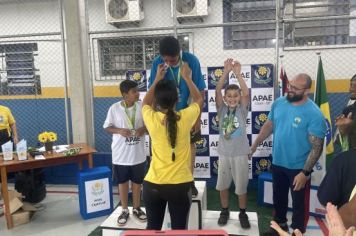 Foto - Torneio de Atletismo entres as APAES do Vale do Ribeira foi realizado no Centro de Eventos em Cajati