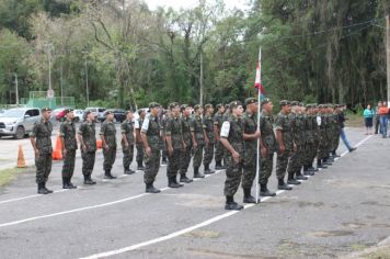 Foto - COMEMORAÇÃO DO DIA DO SOLDADO NO TIRO DE GUERRA