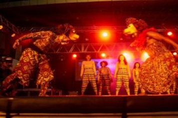 Foto - Espetáculo Rei Leão e banda Projeto X