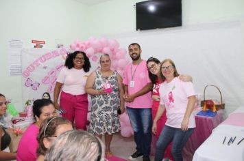 Foto - Campanha Outubro Rosa nas Unidades de Saúde no Município