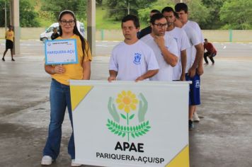 Foto - Torneio de Atletismo entres as APAES do Vale do Ribeira foi realizado no Centro de Eventos em Cajati