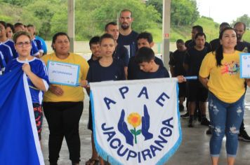 Foto - Torneio de Atletismo entres as APAES do Vale do Ribeira foi realizado no Centro de Eventos em Cajati