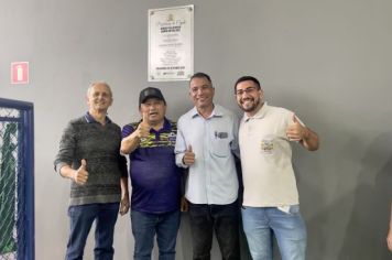 Foto - INAUGURAÇÃO DA QUADRA POLIESPORTIVA CAPITÃO BRÁS