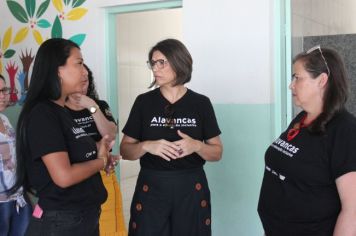 Foto - Visitação nas escolas do Projeto Alavancas