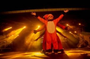 Foto - Espetáculo Rei Leão e banda Projeto X