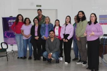 Foto - AGOSTO LILÁS- DIGA NÃO À VIOLÊNCIA CONTRA MULHER