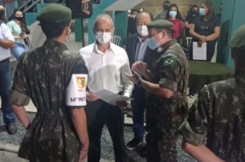 Foto - Formatura da turma pioneira 2021 do Tiro de Guerra 02-094 