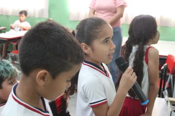 Foto - Visitação nas escolas do Projeto Alavancas