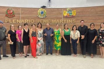 Foto - Solenidade de Posse dos Conselheiros Titulares gestão 2024 a 2028, na Câmara Municipal de Cajati