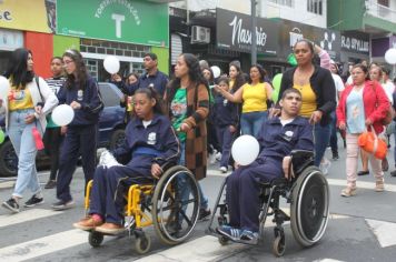 Foto - 1ª Caminhada pela Inclusão Cordão de Girassol 