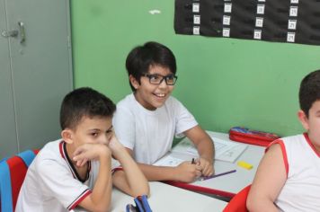 Foto - Visitação nas escolas do Projeto Alavancas