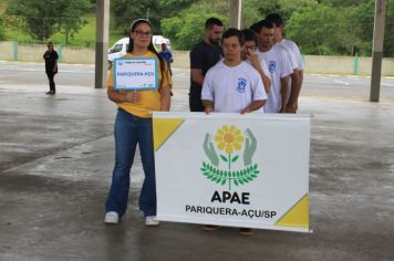 Foto - Torneio de Atletismo entres as APAES do Vale do Ribeira foi realizado no Centro de Eventos em Cajati