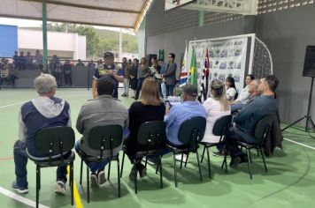 Foto - INAUGURAÇÃO DA QUADRA POLIESPORTIVA CAPITÃO BRÁS