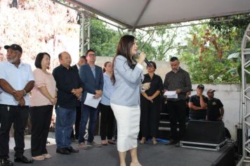 Foto - Inauguração do CRAS I - Centro de Referência de Assistência Social- Casa das Famílias  e do Serviço de Convivência e Fortalecimento de Vínculos-SFCV