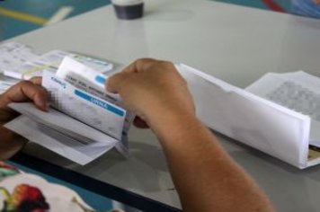 Foto - Entrega das senhas para o sorteio das moradias da CDHU