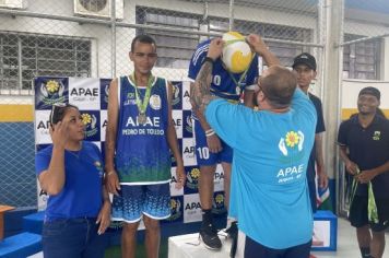 Foto - Torneio de Atletismo entres as APAES do Vale do Ribeira foi realizado no Centro de Eventos em Cajati