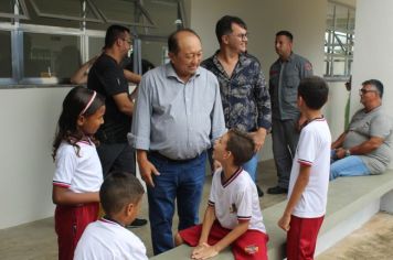 Foto - Inauguração da Escola Municipal de Educação Básica Bairro Jardim São José