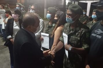 Foto - Formatura da turma pioneira 2021 do Tiro de Guerra 02-094 