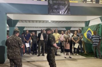 Foto - FORMATURA TIRO DE GUERRA DE CAJATI 