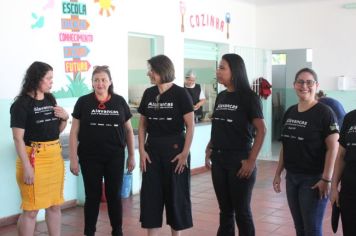 Foto - Visitação nas escolas do Projeto Alavancas