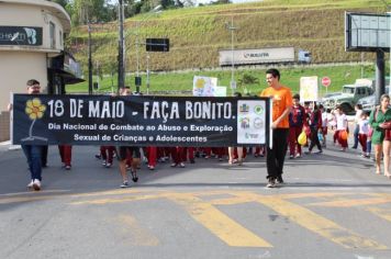 Foto - CAMINHADA FAÇA BONITO EM ALUSÃO AO 18 DE MAIO - DIA NACIONAL DE COMBATE AO ABUSO E À EXPLORAÇÃO SEXUAL