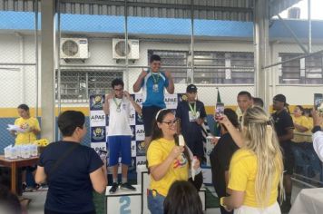 Foto - Torneio de Atletismo entres as APAES do Vale do Ribeira foi realizado no Centro de Eventos em Cajati