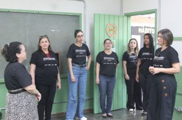 Foto - Visitação nas escolas do Projeto Alavancas