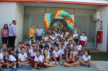 Foto - Inauguração da Escola Municipal de Educação Básica Bairro Jardim São José