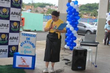 Foto - Torneio de Atletismo entres as APAES do Vale do Ribeira foi realizado no Centro de Eventos em Cajati