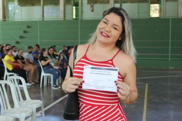 Foto - Sorteio da numeração das casas do Empreendimento Cajati-D